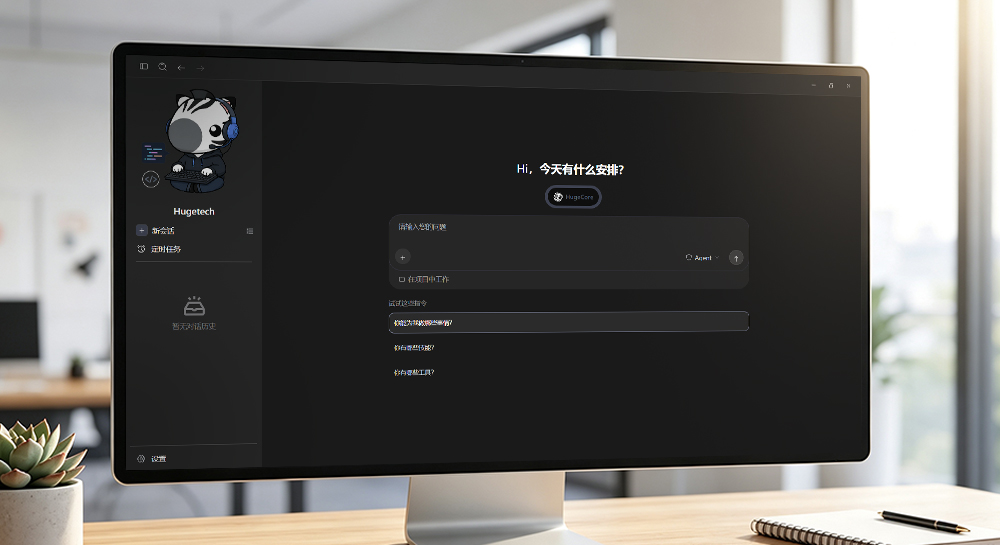 HugeCore Desktop Interface